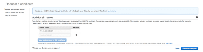 Certificate Manager dialog